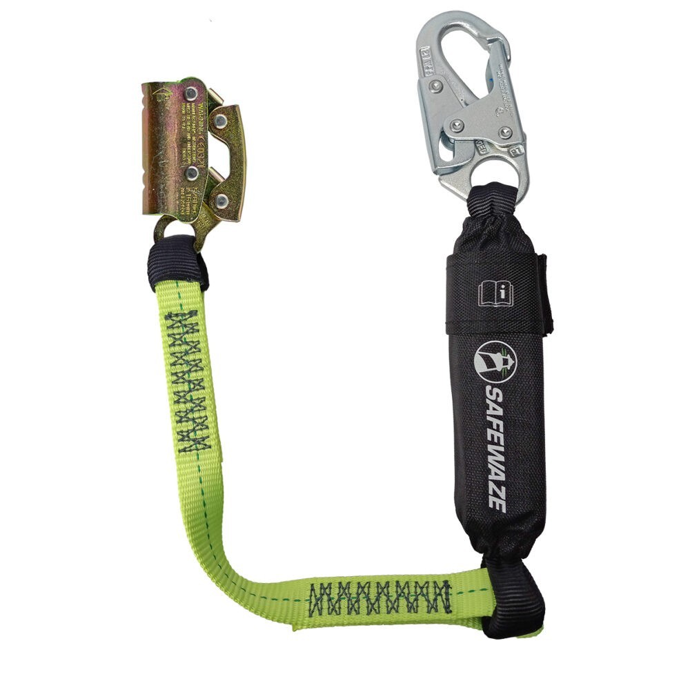 NEW SAFEWAZE FSOOSP1FS1117-S 3 FT LANYARD MANUAL ROPE GRAB ASSEMBLY