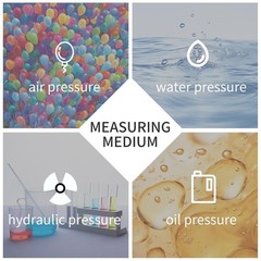 Glycerin Liquid Filled Low Pressure Gauge, 2.5″ Dial Size, 1/4″ NPT Lower Mount