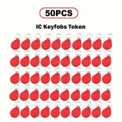 50/100/200x RFID Key Fobs UID 13.56MHz Rewritable Proximity IC Smart Token Tag
