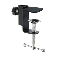 0.47″ Mount Dia. Universal C-Clamp Table Lamp Mic Arm Desk Clamp, Black