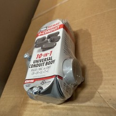 🔴(QTY 2) TayMac UCB0100 1″ 10-in-1 Universal Conduit Body C/LB/LL/LR/T‼️