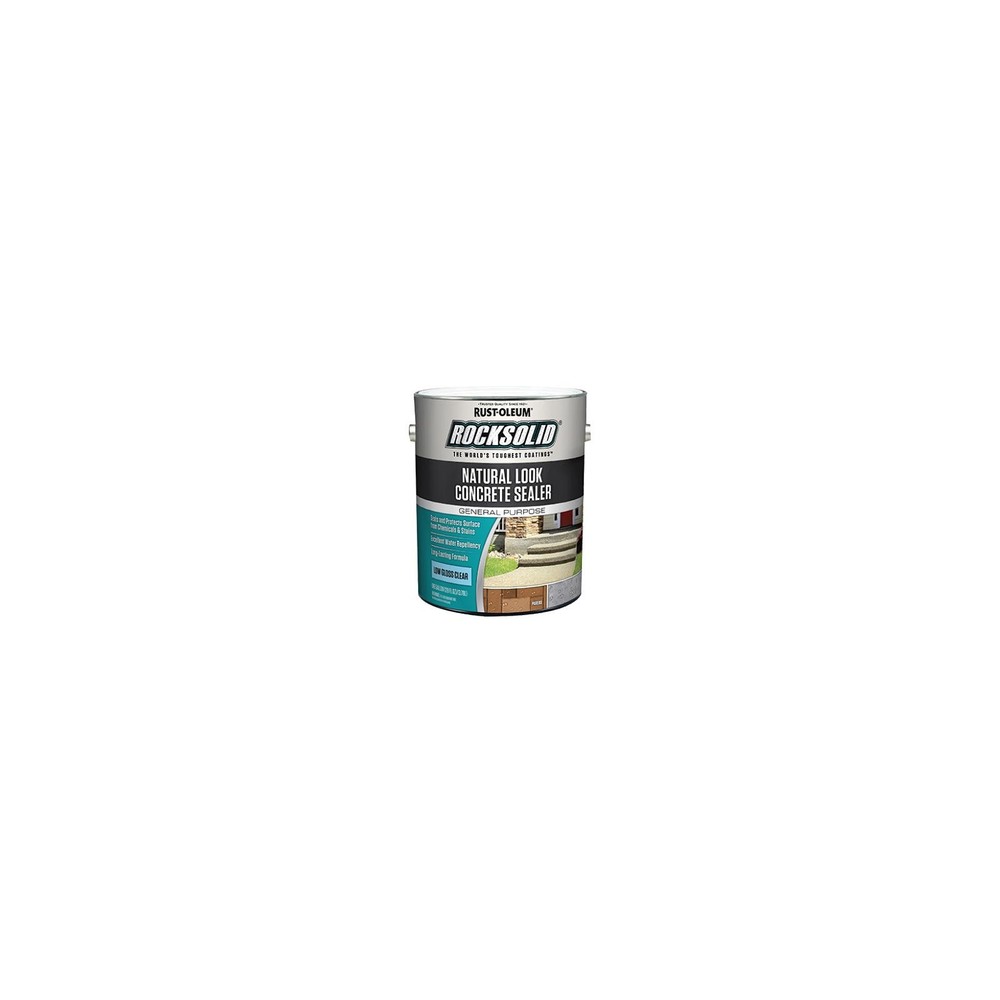 Rust-Oleum 317928 RockSolid Wet Look Concrete Sealer, Natural Matte, Gallon –