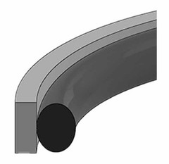 Hercules Caterpillar, CTC-9T0119, 8.500×0.629, Hydraulic Piston Seals New