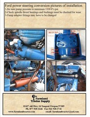 Power Steering Conversion Kit for Ford 6610 5610 6600 5000 5600 6610 7600 7610