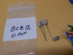 Amperex BCZ11 Silicon PNP Transistor Qty 4 NOS Sample Hfe Shown