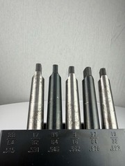 Vintage Huot Drill Index USA Drill Bit Set Chicago Latrobe National PTD 4 Missin