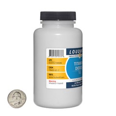 Titanium Dioxide / 1.1 Lbs / 3 Bottles / 99.9% Reagent Grade / 44 Micron Powder