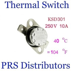 KSD301 10A 250V 40°C 104°F Thermostat Temperature Switch Thermal control Switch
