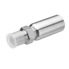 12 Pack Hydraulic Hose Fittings, 1/4″ I.D. Hose x 1/4″ NPTF Male with Protection