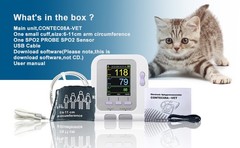 CONTEC 08A-VET Veterinary Blood Pressure Monitor with NIBP SpO2 Probe