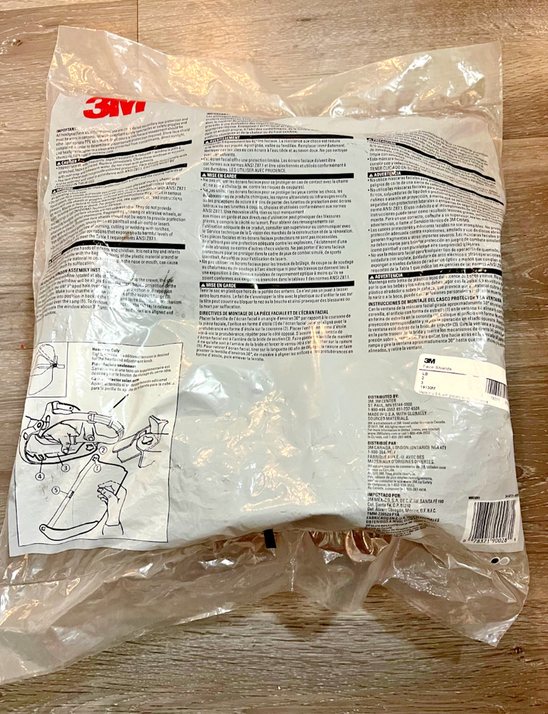 3M 90028H1-DC Professional Full Face Head Shield