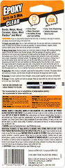 2 Part Epoxy, Clear Epoxy, 0.85 Ounce Syringe (Pack of 1) – 5 Minute Set, Incred