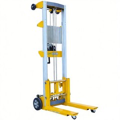 Fixed-Base Lightweight Hand Operated Lift Truck w/Straddle Legs 400lbs Capacity