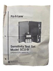 Pyrotechnics Sensitivity Test Set Model SCU-9 With Case And Accessories