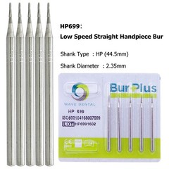Wave Dental Straight Surgical Bur 701 702 703L Carbide Low Speed Nosecone 44.5mm