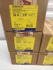 NIB – Square D – EDB34030 – Molded Case Circuit Breaker – 30A, 3-Phases, 480V