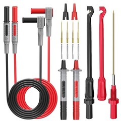 Cleqee Multimeter Automotive Test Leads Kit with Wire Piercing Clip Puncture Prob…