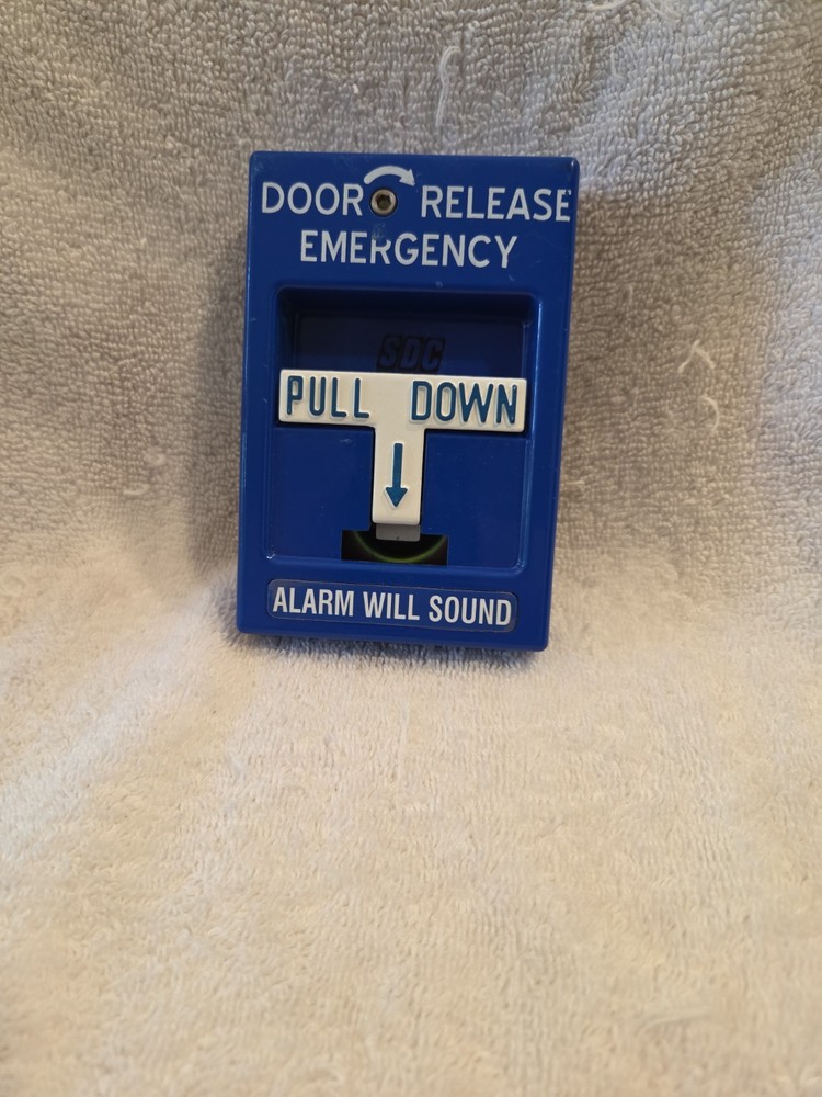 Emergency Door Release, SDC 492, Blue, NEW