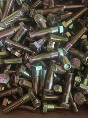 5/8-11 GRADE 8 HEX CAP SCREWS Yellow zinc(Choose size & qty)
