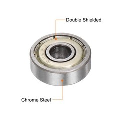 25sets 625ZZ Ball Bearings Carbon Steel Double Shielded ABEC3
