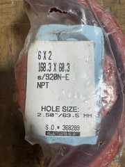 Victaulic S/920N-E NPT 6″ x 2″ Hole Size 2.50″ Mechanical T Orange Grooved – NOS
