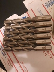 LOT OF 6 NEW KSD HSS 2 FLUTE EXTRA LENGTH END MILLS 3/4″ X 3/4″ X 4″ X 6-1/4″