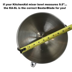New Metro Design Original Beater Blade For 6 Quart Bowl Lift Stand Mixer And