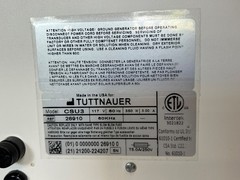 Tuttnauer Clean & Simple Model CSU3 12 Liters 3 Gallon Ultrasonic Cleaner CSU-3