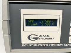 GLOBAL SPECIALTIES 2003 SYNTHESIZED GENERATOR-Read