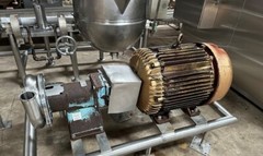 SPX 75 HP Stainless Sanitary Centrifugal Pump, Processing Machinery