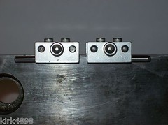 SET OF 2 ADJUSTABLE LOW PROFILE VISE STOPS WITH WRENCHES MACHINIST TOOL