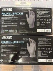 Mechanix Wear Nickelbacks Sz Large 2 Cases Of 50 Sweat Absorbing Nitrile Gloves