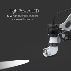 Wireless Dental Surgical Headlight ENT Medical Head light LED 10 Watt for Loupes