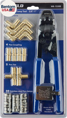 1/2-Inch PEX Pipe Plumbing Installation Kit: 1/2-Inch X 200 Ft Pex-B Tubing (100