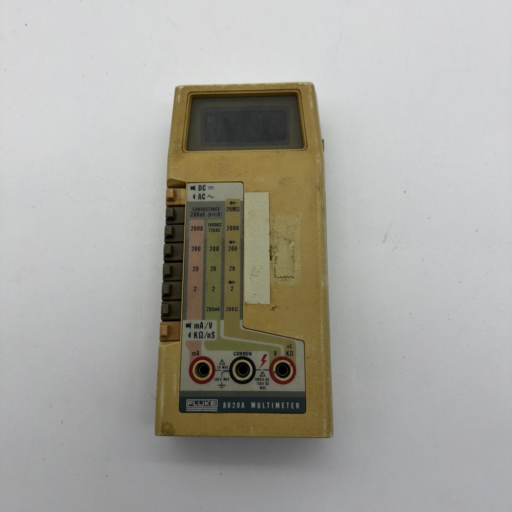 ONE FLUKE 8020A Handheld Digital Meter Untested
