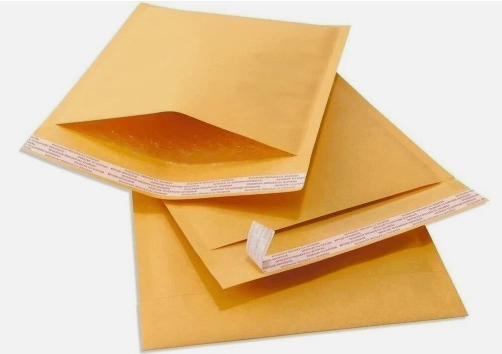 250 #0 6×10 Kraft Paper Padded Bubble Envelopes Mailers Shipping Case 6”x10”..