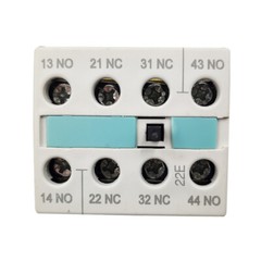 3RH1921-1FA22 Auxiliary Contact 4p front mount auxiliary contactor block 2NO/2NC