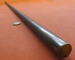 4140/4142 Steel Rod, Metric 20 mm Dia. (-0.051) x 3 FT Length, 1 Unit
