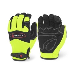 Dex Savior MG101 Mechanic Gloves Premium Synthetic Leather Padded Palm