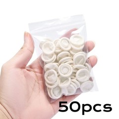 Rubber Finger Cots Anti-Slip Latex Finger Protector Gloves for Medical & Electro