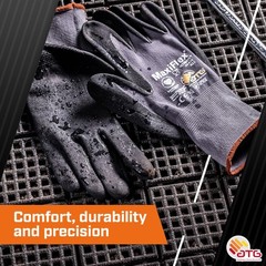 MaxiFlex PIP 34-874/M MaxiFlex Ultimate, Foam Nitrile Palm Coated Gloves, Gra…