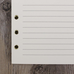 6-Ring A6 Binder/Planner Refill Paper, 6 Hole,6 3/4 X 4 1/8 Inches Refillable Wh