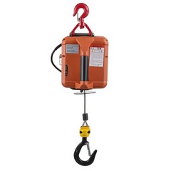 3 in 1 Portable Electric Hoist Winch 1100lbs Wired/Wireless Remote Control Crane