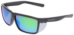 Swagger SR2 Safety Glasses w/ Soft TPR Nose Pad & Detachable Side Shields