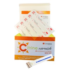 Dharma Research 56-00203 Citrine Fluoride Varnish Vanilla Cake 200/Pk 0.4 mL