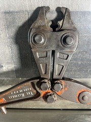 National Telephone Supply Co. Nicropress 51 plum Oval Manual Swaging Tool. ID #1