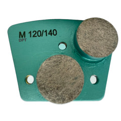 3 Pack Trapezoidal Grinder Tooling Medium Bond for Bolt on Grinder 120/140 Grit