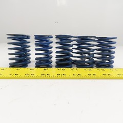 3/4″ x 1-1/2″ Flat Wire Compression Blue Die Spring 2.600 OAL Lot Of 10