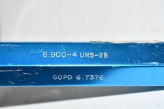 Ponam 6.900-4 UNS-2B Thread Ring Plug Gage Go No Go 6.7376