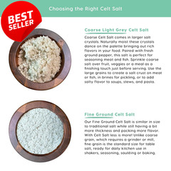Light Grey Celtic Sea Salt Coarse 1Lb Unrefined 82+ Minerals Non GMO – US